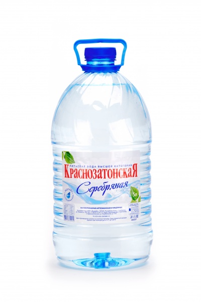 «Краснозатонская  Серебряная» 5л. х 2шт. питьевая вода негаз.