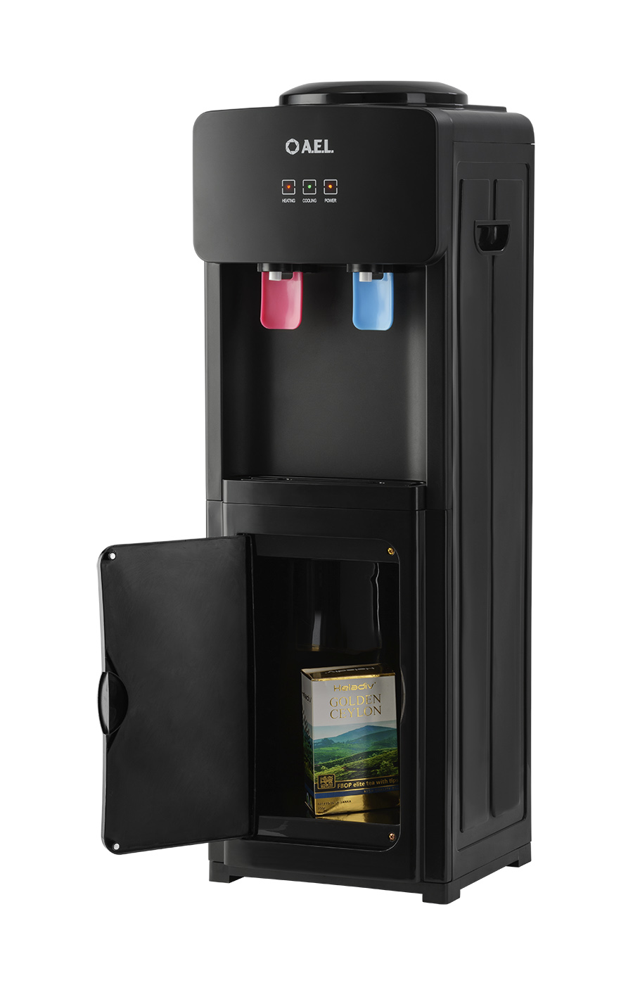 Вододиспенсер LD-AEL-86c full black с охлаждением